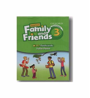 فلش کارت family and friends 3